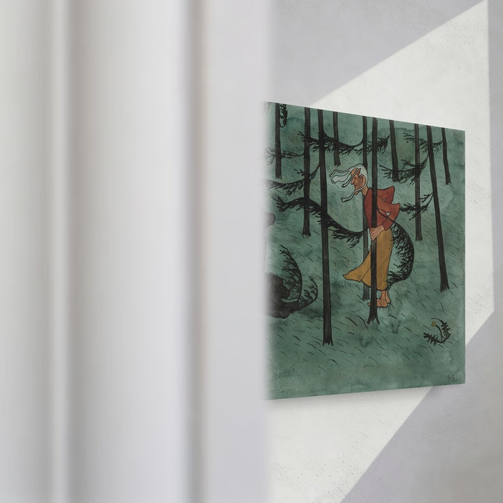 Format_Gallery Canvas | Fear in the Woods by Hugo Simberg — gallery wrapped canvas video mockup