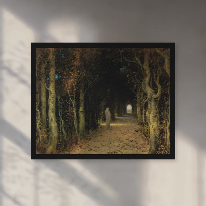 Format_Framed Art Print | Lady Absinth by Ferdinand Keller — Black Classic frame, room motion