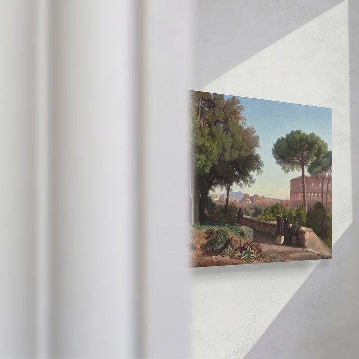Format_Gallery Canvas | Colosseum Viewed from the Palatine by Jean-Achille Benouville — gallery wrapped canvas video mockup