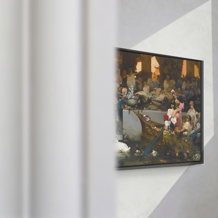 Format_Framed Canvas | Roman Orgy by Wilhelm Kotarbiński — framed canvas video mockup