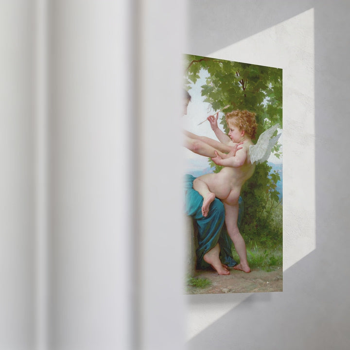 Format_Gallery Canvas | A Young Girl Defending Herself against Eros by William-Adolphe Bouguereau — gallery wrapped canvas video mockup