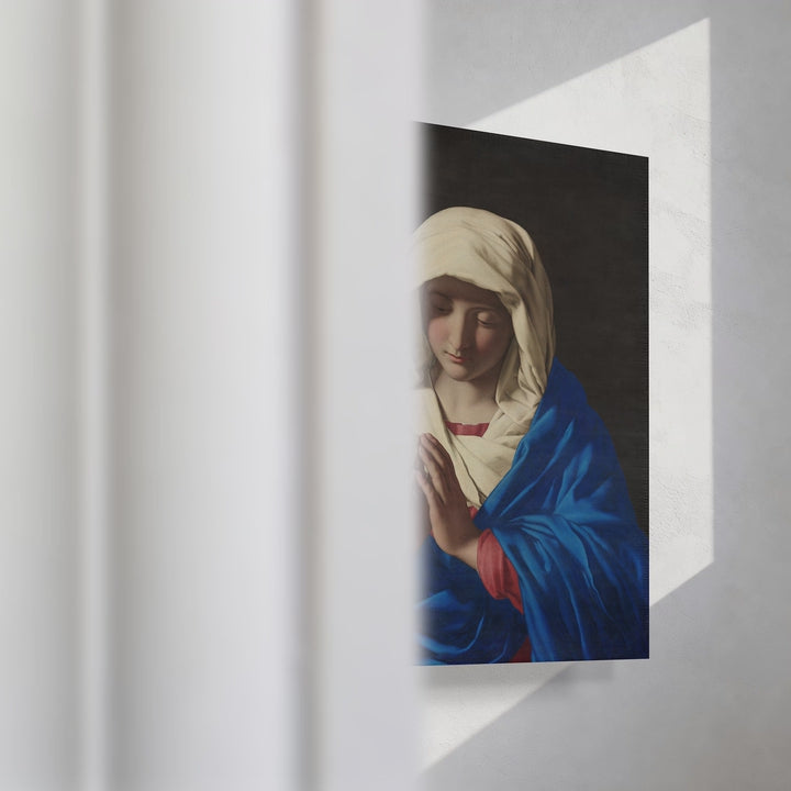 Format_Gallery Canvas | The Virgin in Prayer by Sassoferrato — gallery wrapped canvas video mockup