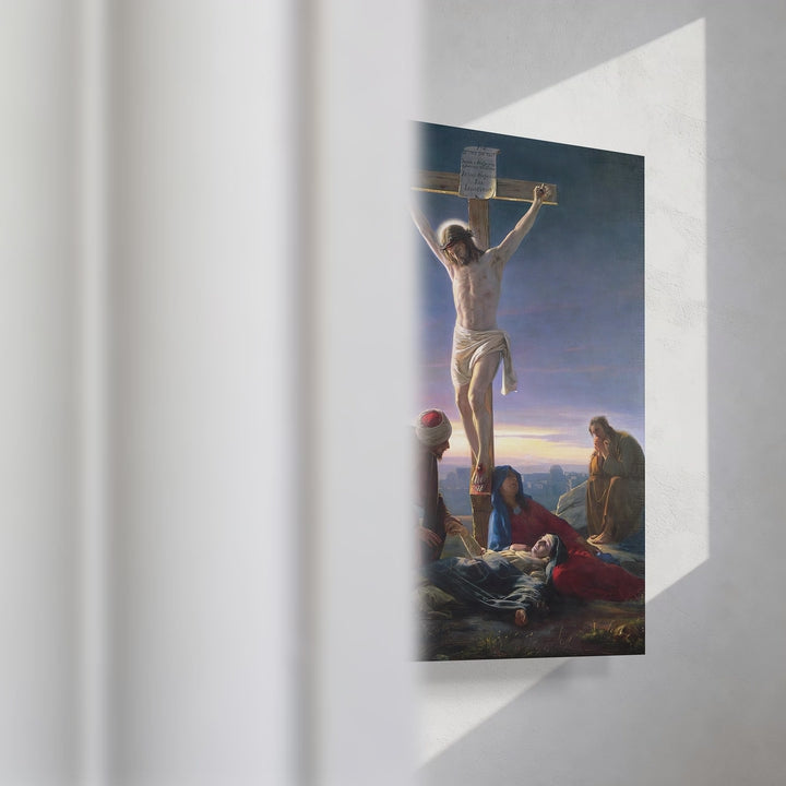 Format_Gallery Canvas | Christ on the Cross by Carl Bloch — gallery wrapped canvas video mockup