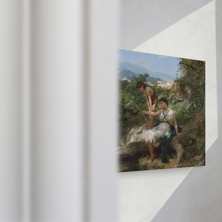 Format_Gallery Canvas | Roman Idyll – Fishing by Henryk Siemiradzki — gallery wrapped canvas video mockup