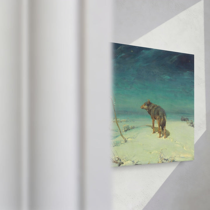 Format_Gallery Canvas | The Lone Wolf by Alfred von Wierusz-Kowalski — gallery wrapped canvas video mockup