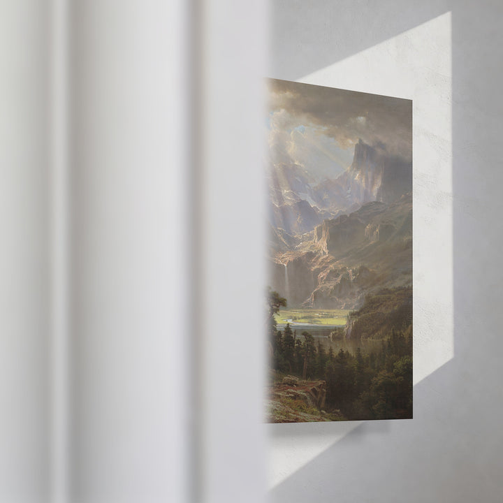 Format_Gallery Canvas | Rocky Mountains, Lander’s Peak by Albert Bierstadt — gallery wrapped canvas video mockup