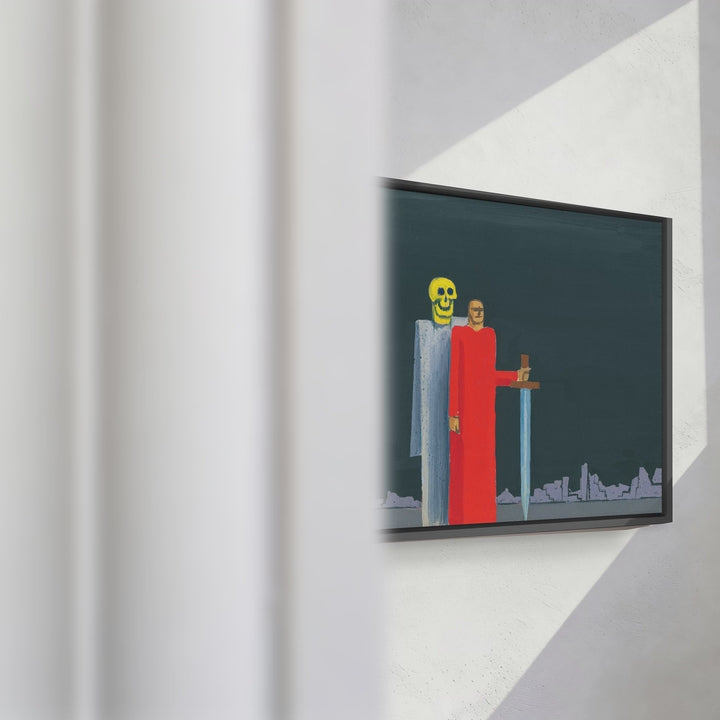Format_Framed Canvas | Victory and Death by Karl Wiener — framed canvas video mockup