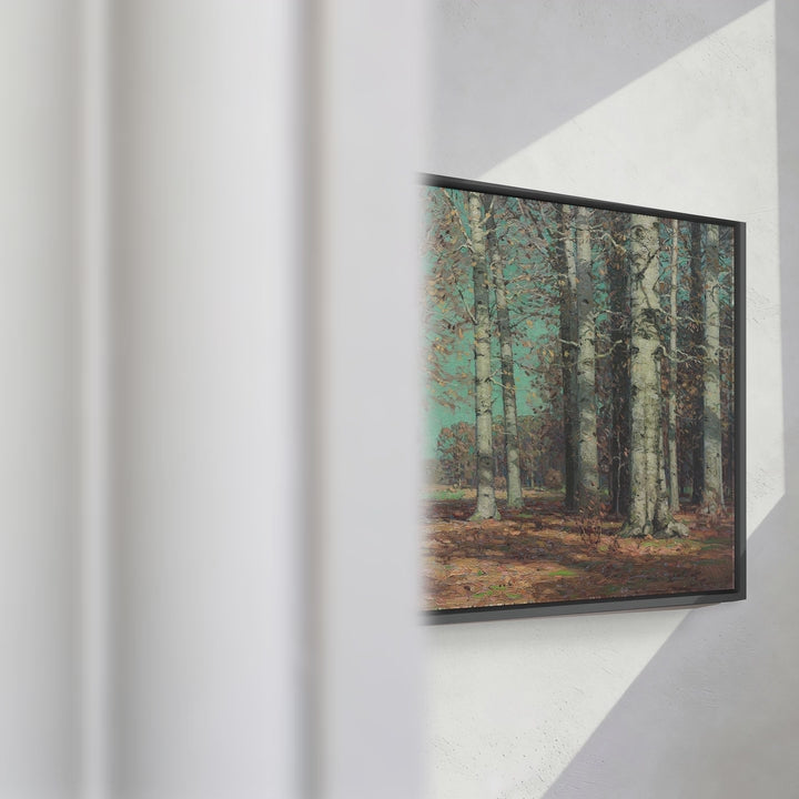 Format_Framed Canvas | Autumn Beeches by John Fabian Carlson — framed canvas video mockup