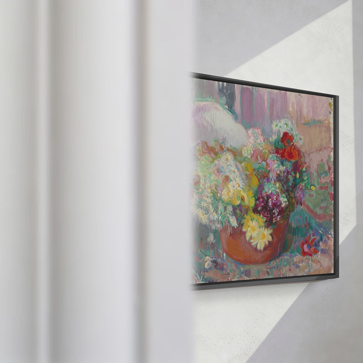 Format_Framed Canvas | Flowers by Magnus Enckell — framed canvas video mockup