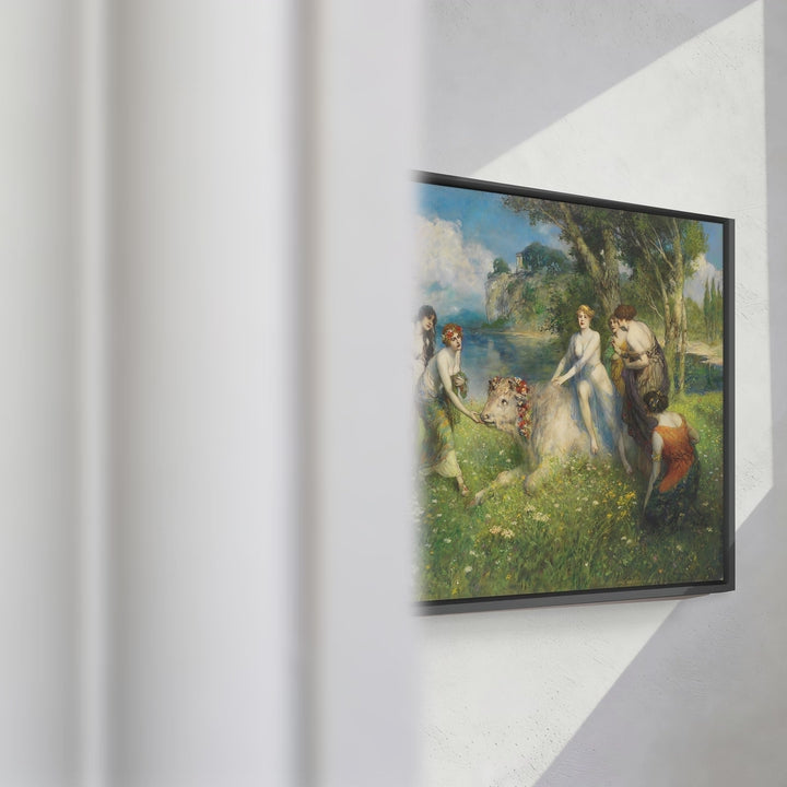 Format_Framed Canvas | Europa auf dem Stier by Ferdinand Leeke — framed canvas video mockup