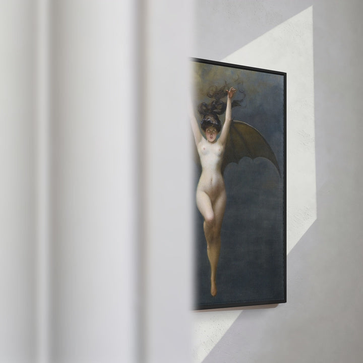 Format_Framed Canvas | The Bat-Woman by Albert Joseph Pénot — framed canvas video mockup