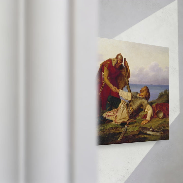 Format_Gallery Canvas | Hjalmar Parting from Orvar Odd after the Fight on Samsö by Mårten Eskil Winge — gallery wrapped canvas video mockup