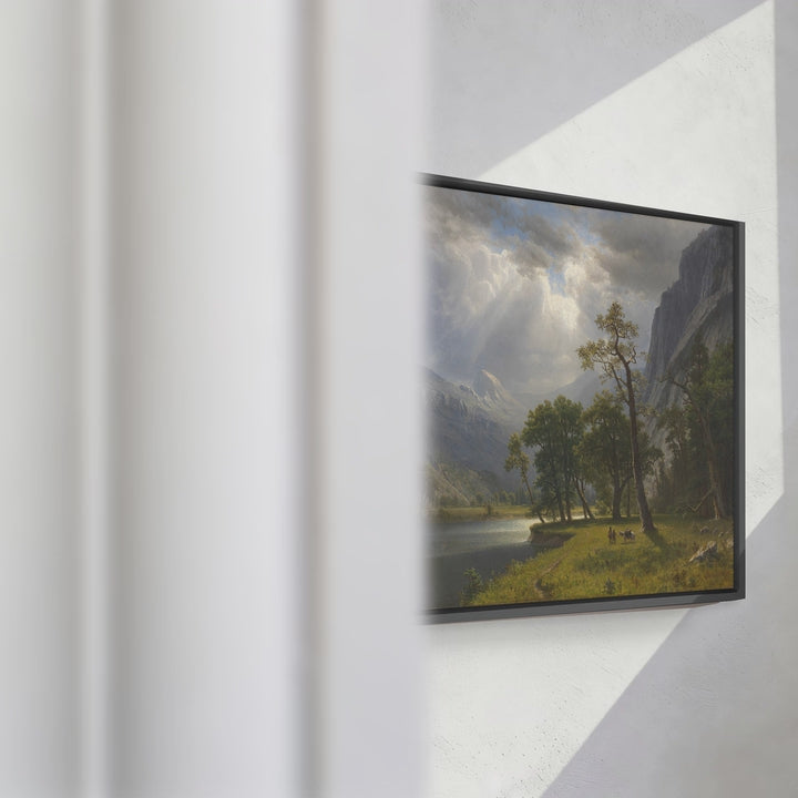 Format_Framed Canvas | Mount Starr King, Yosemite by Albert Bierstadt — framed canvas video mockup