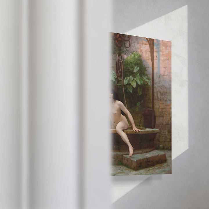 Format_Gallery Canvas | Truth Coming Out of Her Well to Shame Mankind by Jean-Léon Gérôme — gallery wrapped canvas video mockup