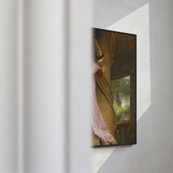 Format_Framed Canvas | The Secret Rendezvous by Pierre-Charles Comte — framed canvas video mockup