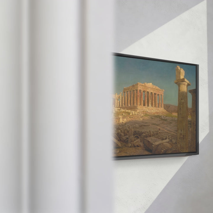 Format_Framed Canvas | The Parthenon by Frederic Edwin Church — framed canvas video mockup