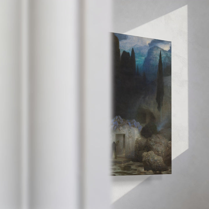 Format_Gallery Canvas | Böcklin's Tomb by Ferdinand Keller — gallery wrapped canvas video mockup