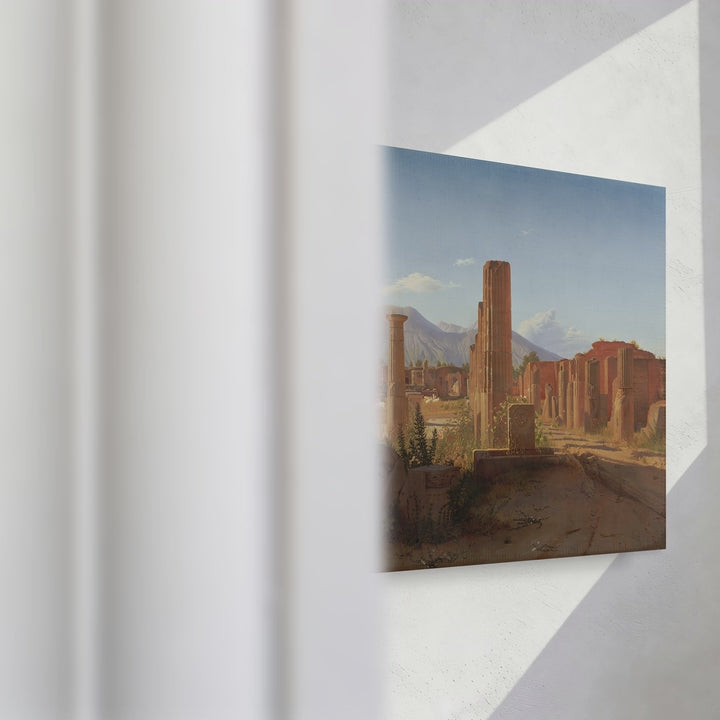 Format_Gallery Canvas | The Forum, Pompeii, with Vesuvius in the Distance by Christen Købke — gallery wrapped canvas video mockup