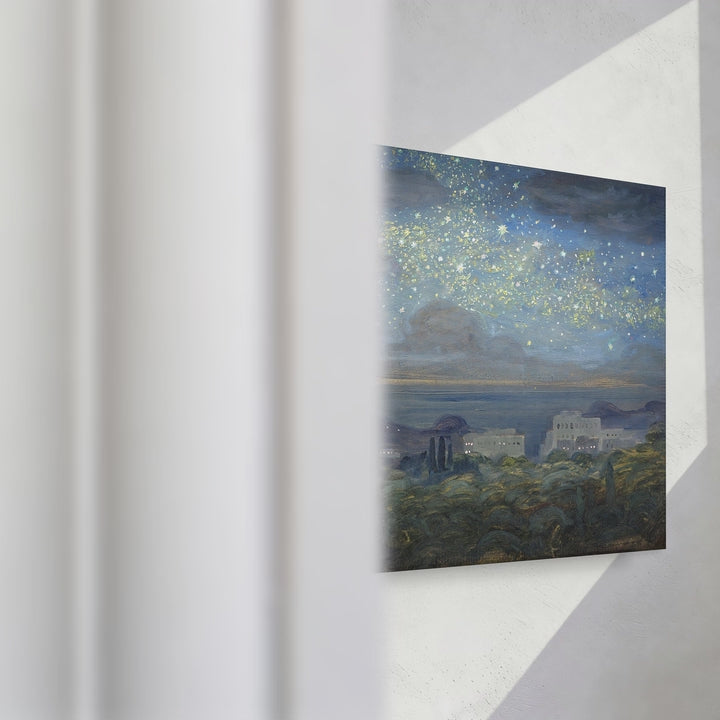 Format_Gallery Canvas | View of Palermo at Night by Albert König — gallery wrapped canvas video mockup