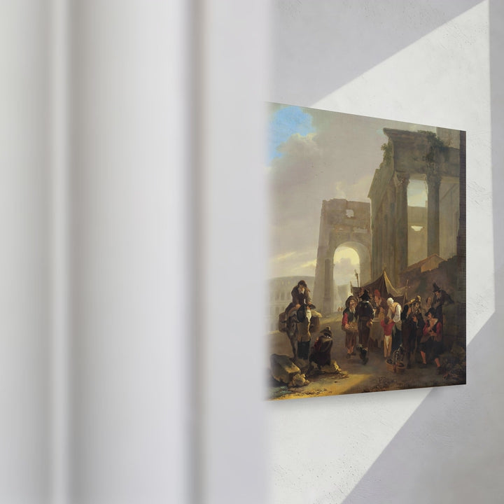 Format_Gallery Canvas | Street Scene Placed among Roman Ruins by Jan Both — gallery wrapped canvas video mockup