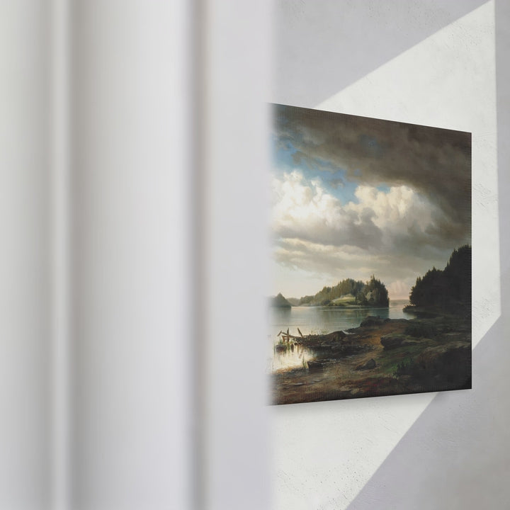 Format_Gallery Canvas | Suomalainen järvimaisema by Werner Holmberg — gallery wrapped canvas video mockup