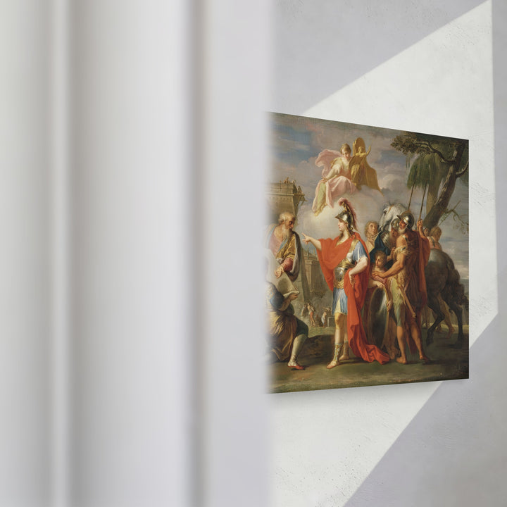 Format_Gallery Canvas | Alexander the Great Founding Alexandria by Placido Costanzi — gallery wrapped canvas video mockup