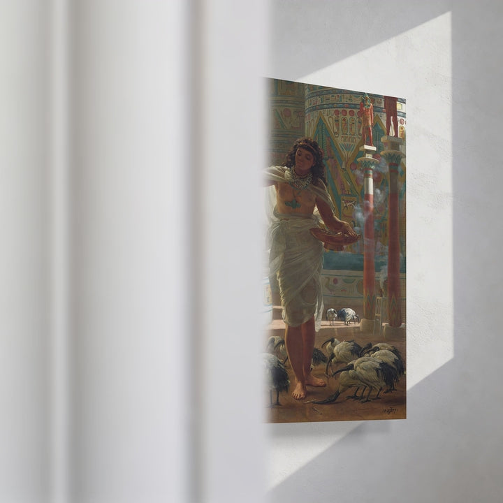 Format_Gallery Canvas | Feeding the Sacred Ibis in the Halls of Karnac by Edward John Poynter — gallery wrapped canvas video mockup