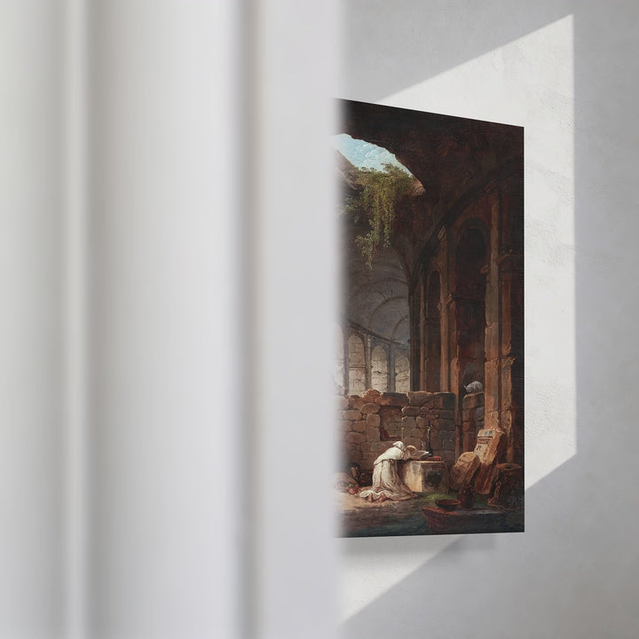 Format_Gallery Canvas | Hermit in the Colosseum by Hubert Robert — gallery wrapped canvas video mockup