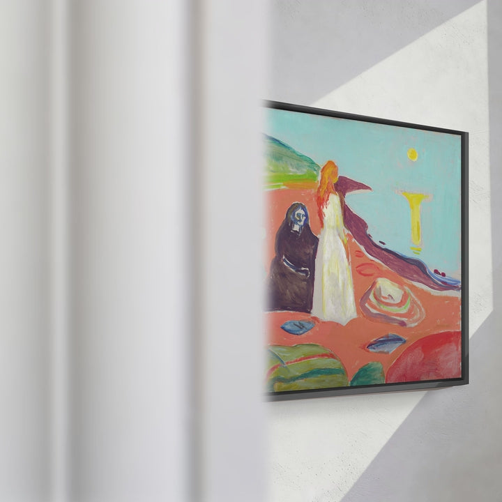 Format_Framed Canvas | Two Women on the Shore by Edvard Munch — framed canvas video mockup