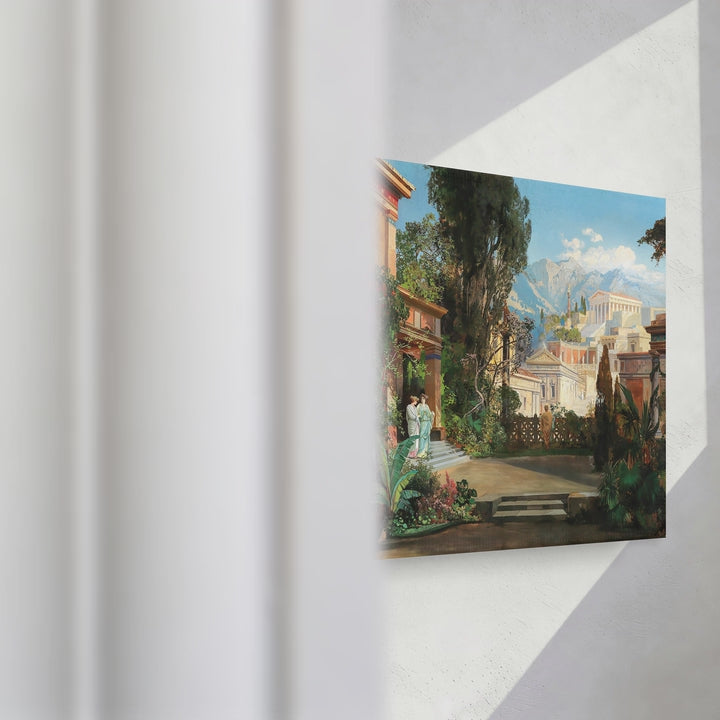 Format_Gallery Canvas | A View of an Ancient City by Hermann Burghart — gallery wrapped canvas video mockup