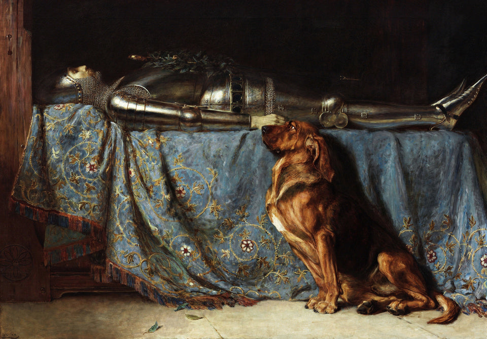 Requiescat by Briton Rivière