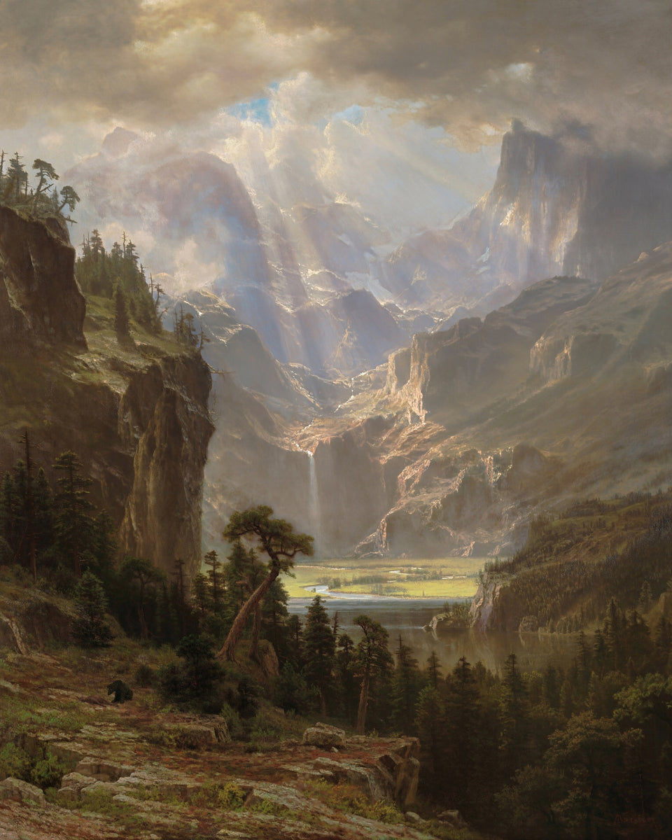 Rocky Mountains, Lander’s Peak by Albert Bierstadt