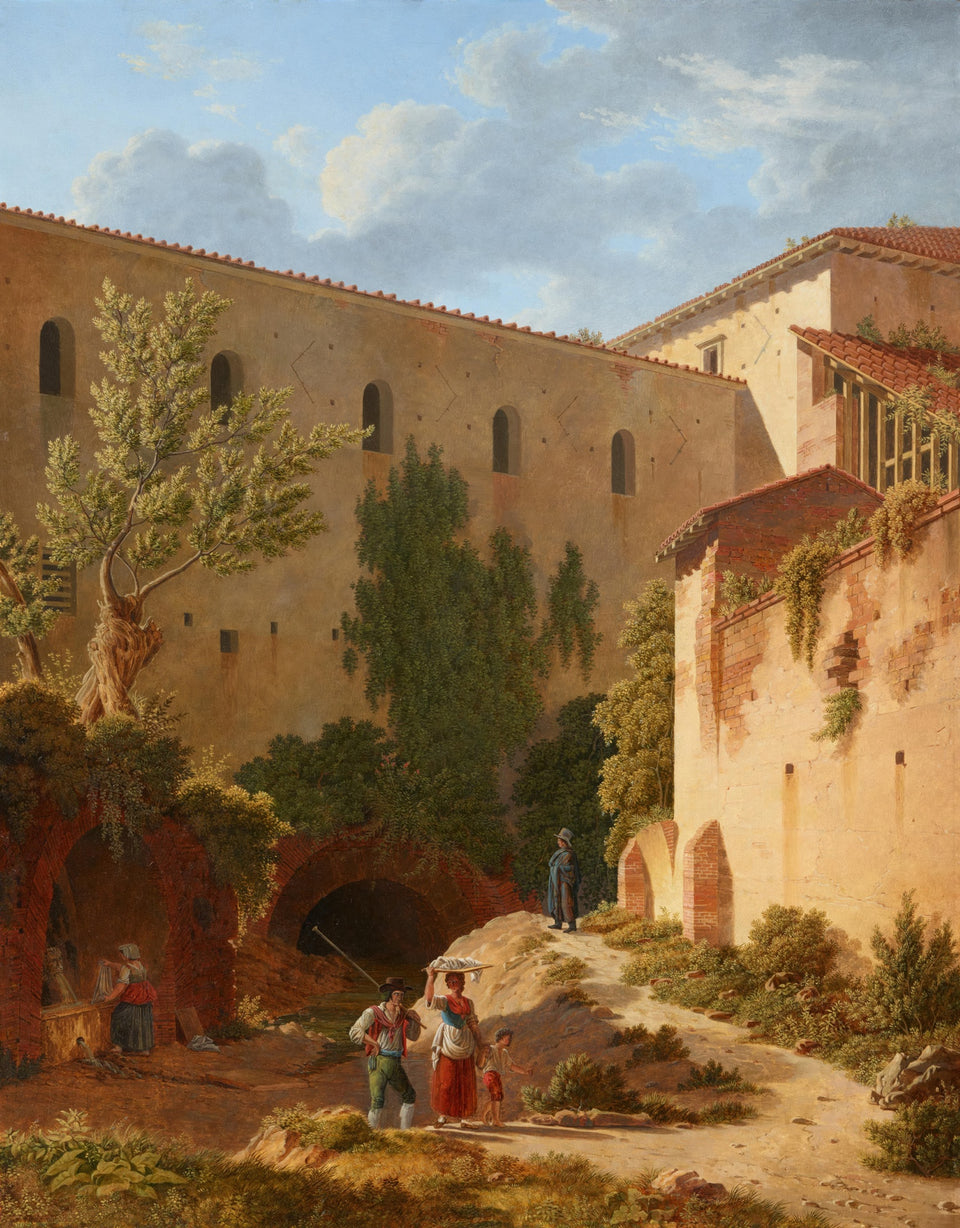 Roman Buildings with a View of the Cloaca Maxima by Leo von Klenze