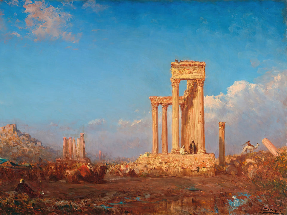 Ruins, Palmyra by Félix Ziem