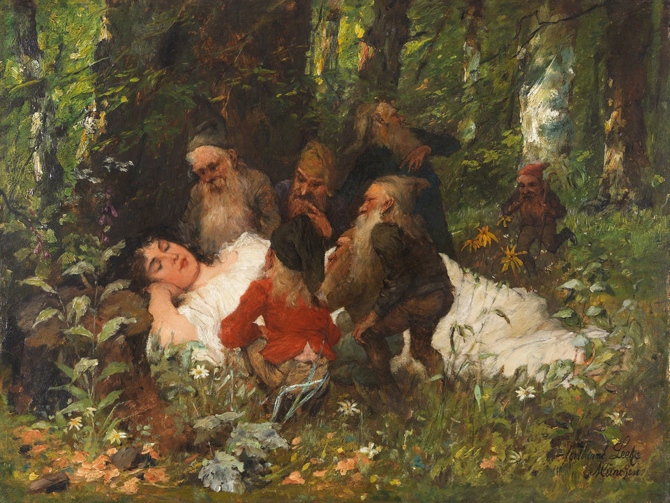 Snow White by Ferdinand Leeke