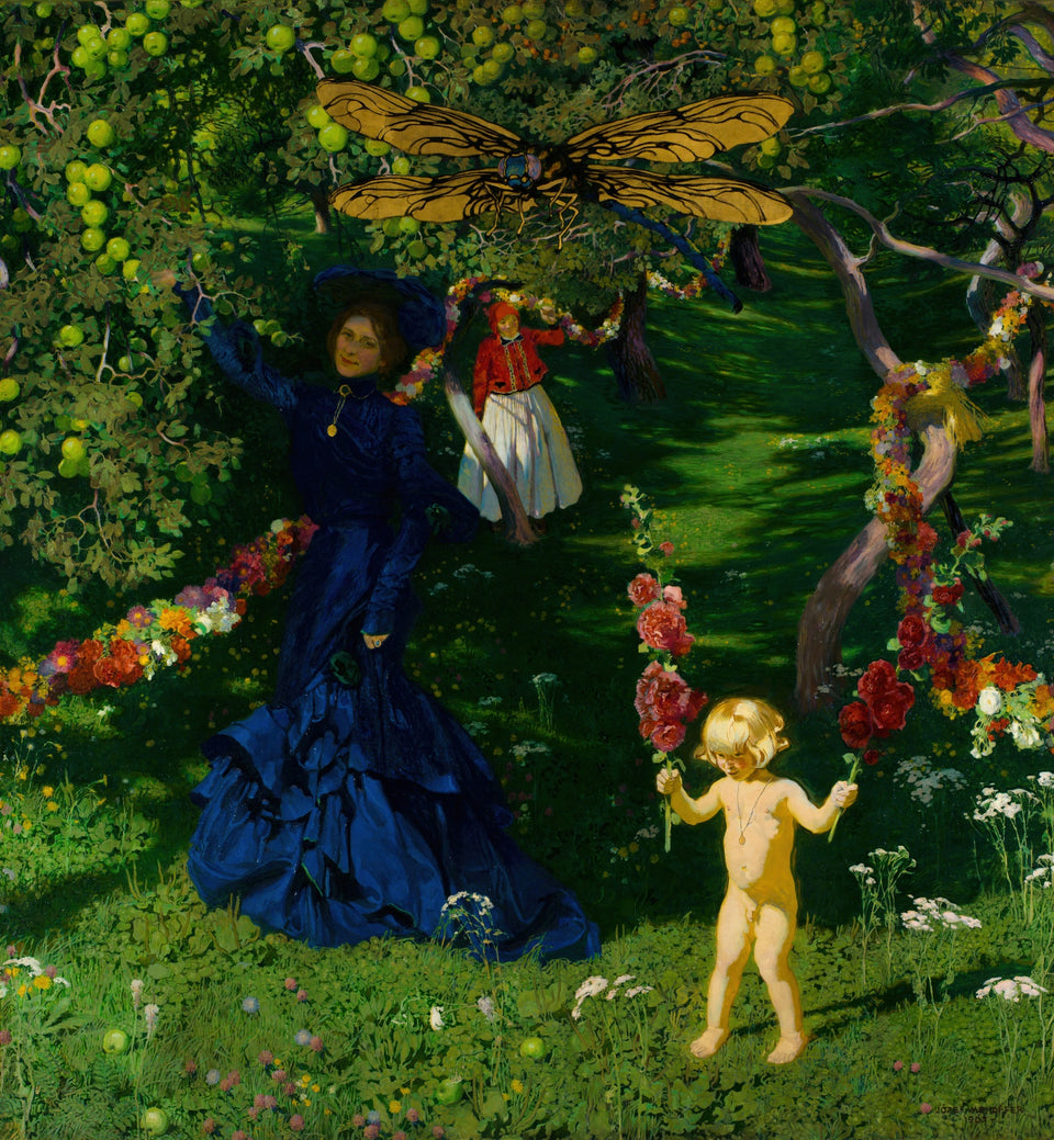 Strange Garden by Józef Mehoffer