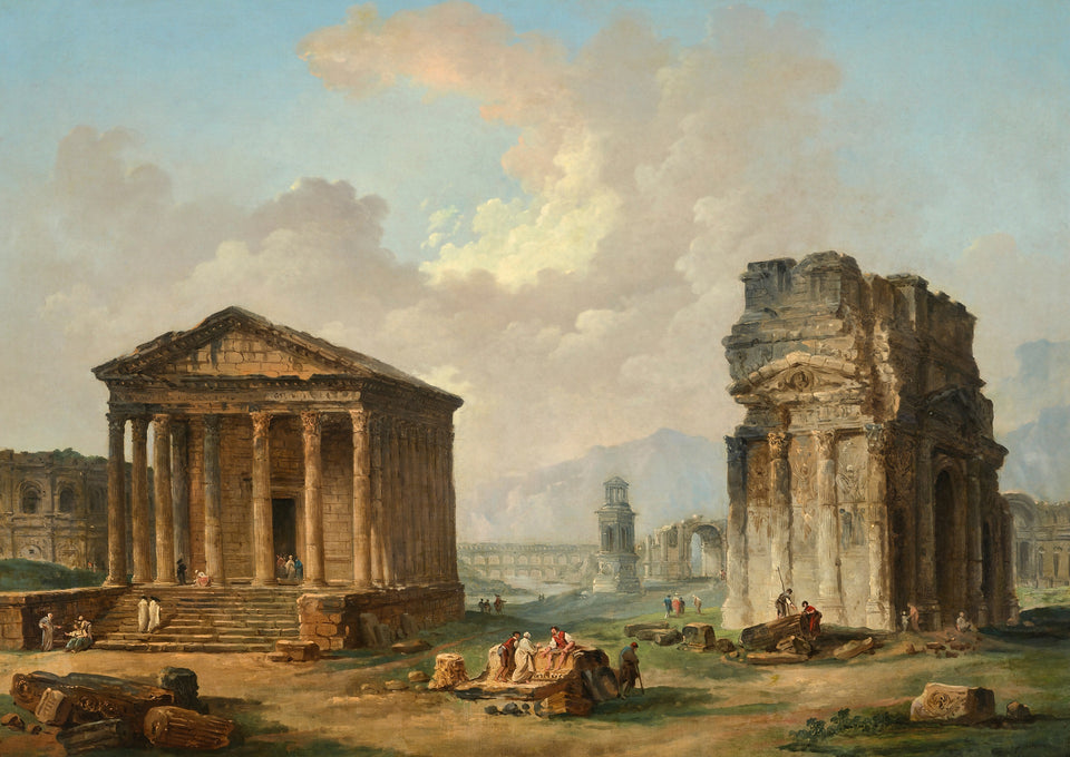 The Antiquities of Nîmes, Orange and Saint-Rémy-de-Provence by Hubert Robert