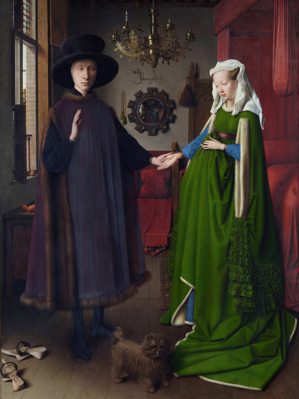 The Arnolfini Portrait by Jan van Eyck