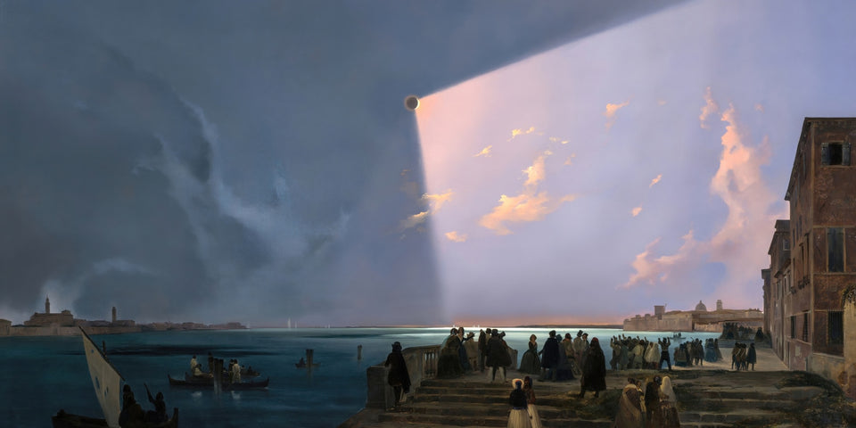 The Eclipse of the Sun in Venice, July 8, 1842 by Ippolito Caffi
