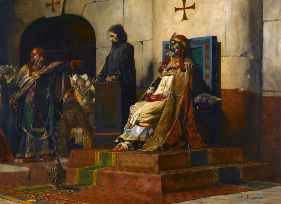 The Judgment of Pope Formosus by Jean-Paul Laurens