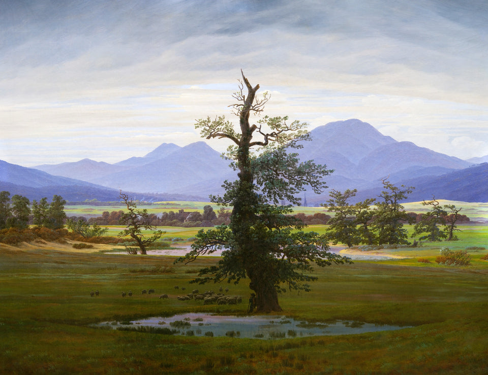 The Lonely Tree by Caspar David Friedrich