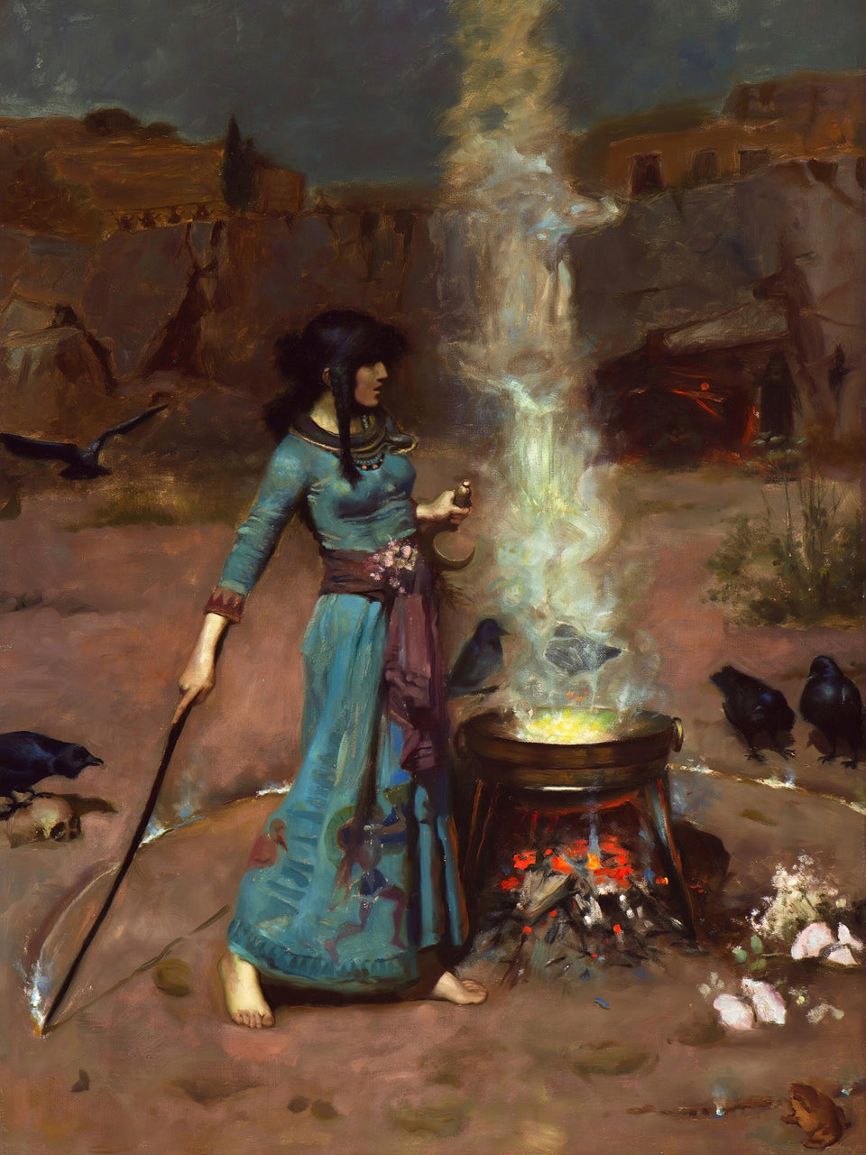 The Magic Circle by John William Waterhouse