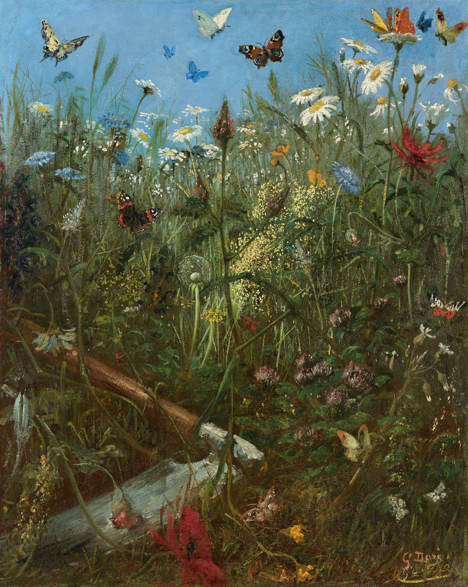 The Meadow (La Prairie) by Gustave Doré