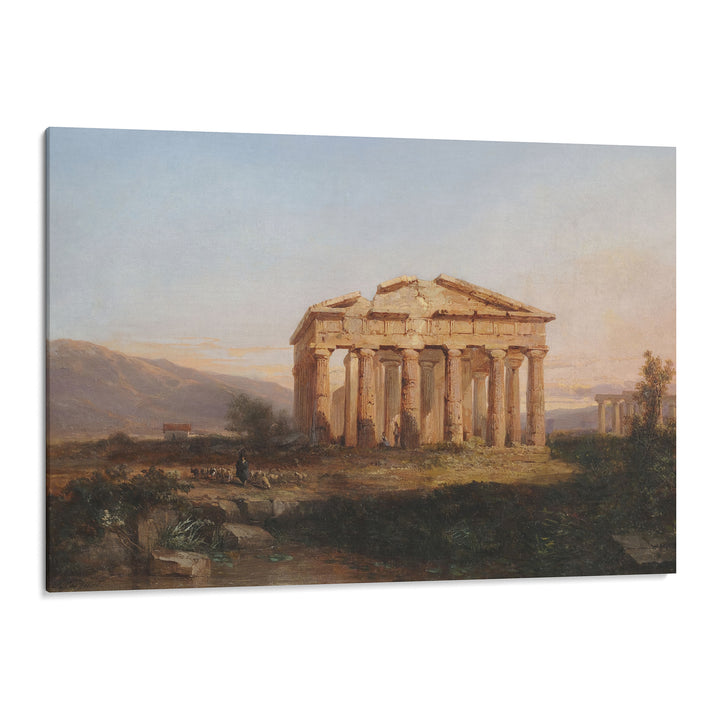 The Temples of Paestum by Jules Coignet, Gallery Canvas