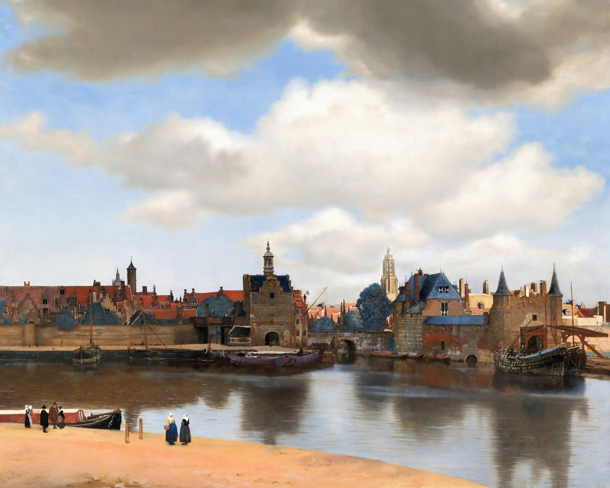 View of Delft by Johannes Vermeer