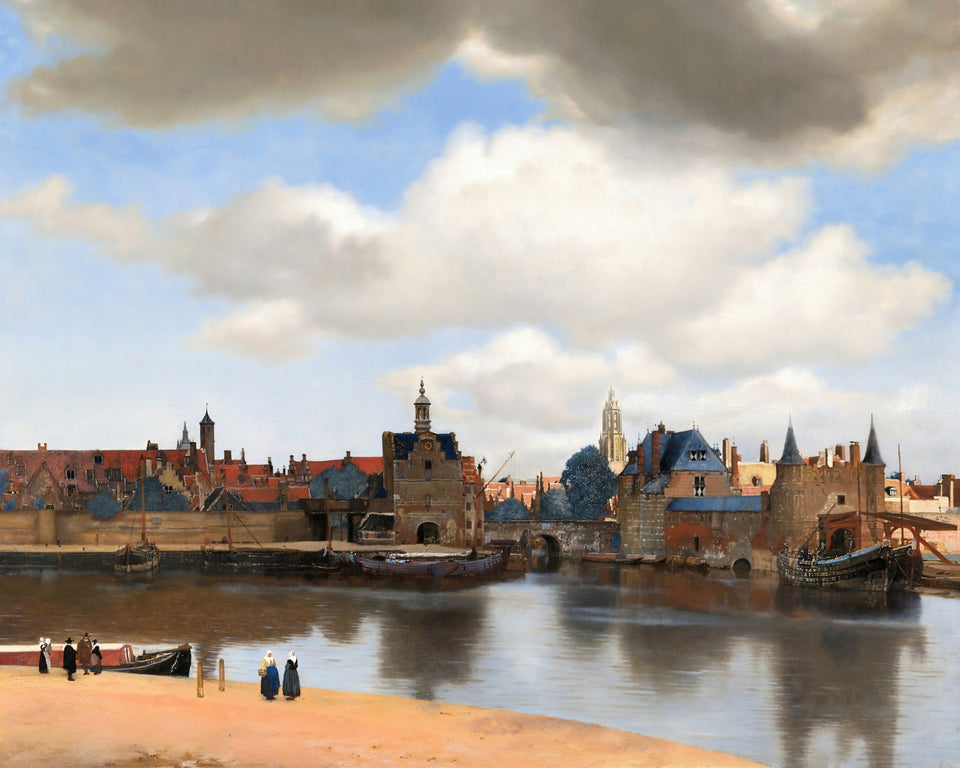 View of Delft by Johannes Vermeer