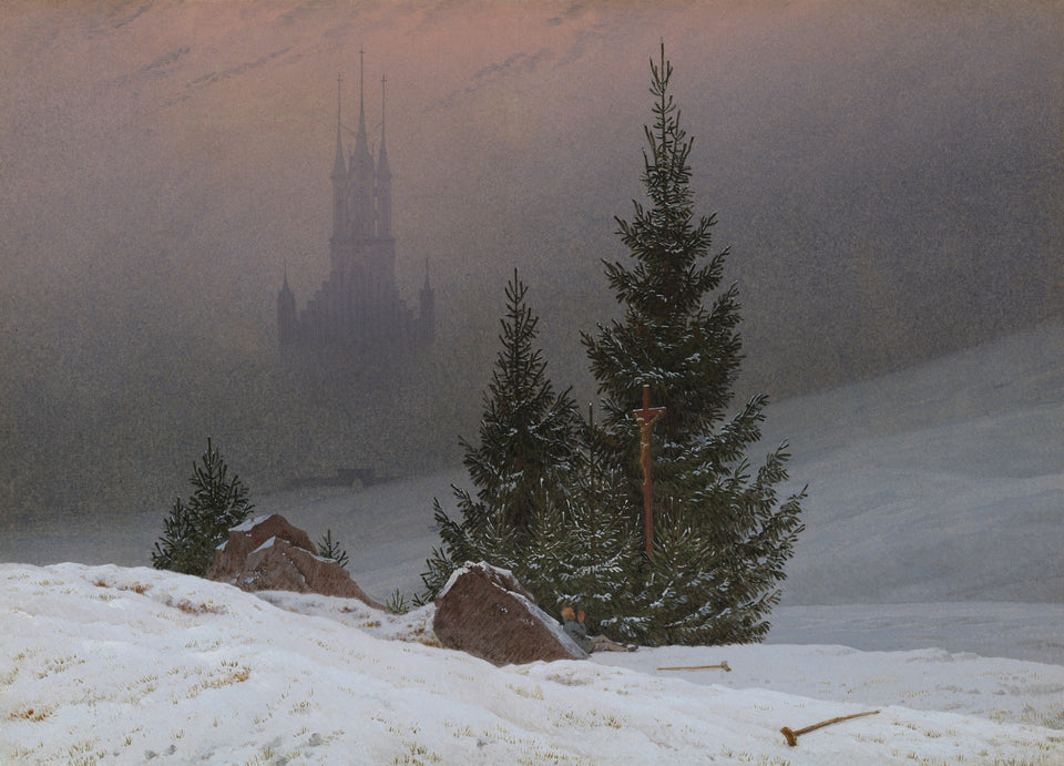 Winter Landscape by Caspar David Friedrich