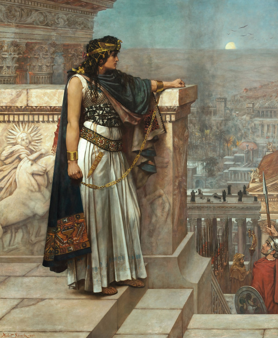 Zenobia's Last Look on Palmyra by Herbert Gustave Schmalz